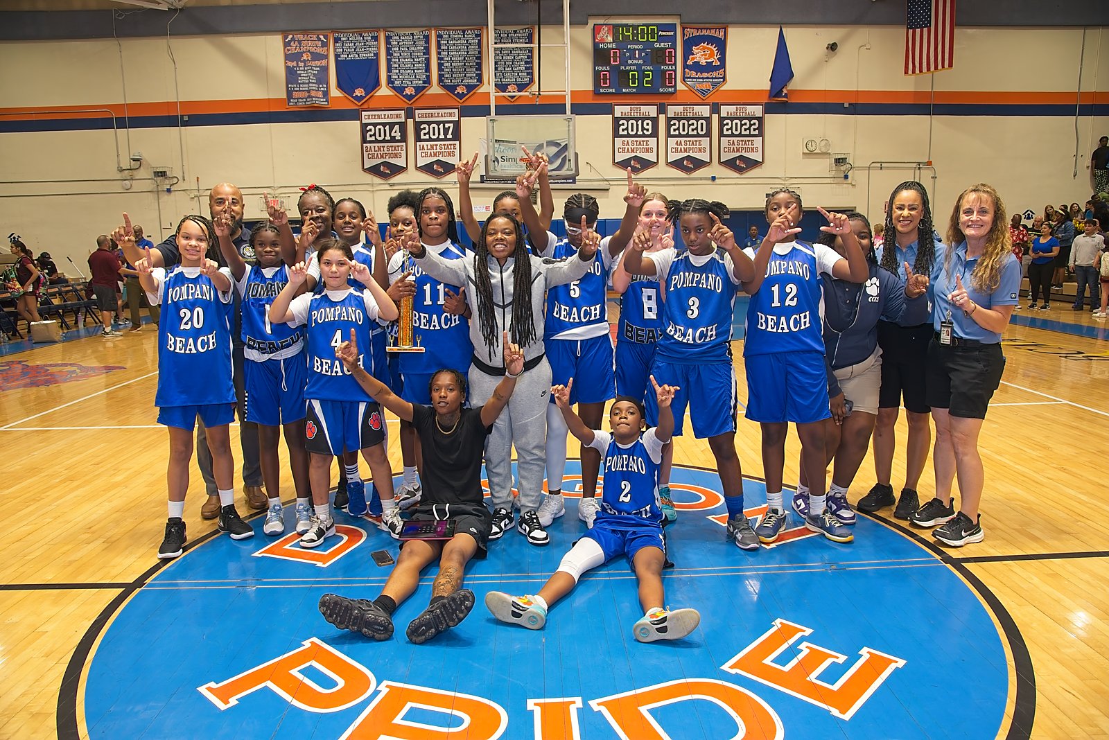 Pompano Beach Girls Basketball Team 